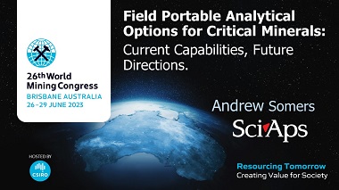 Field Portable Analytical Options for Critical Minerals: Current Capabilities, Future Directions.